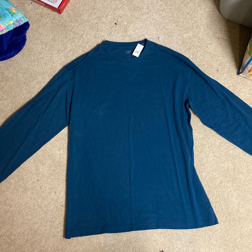 GAP Blue Long Sleeve T-Shirt